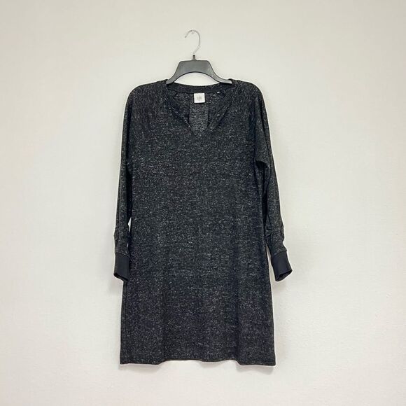 Cabi Soft Charcoal Flecked Knit “PJ Dress” - Picture 1 of 8